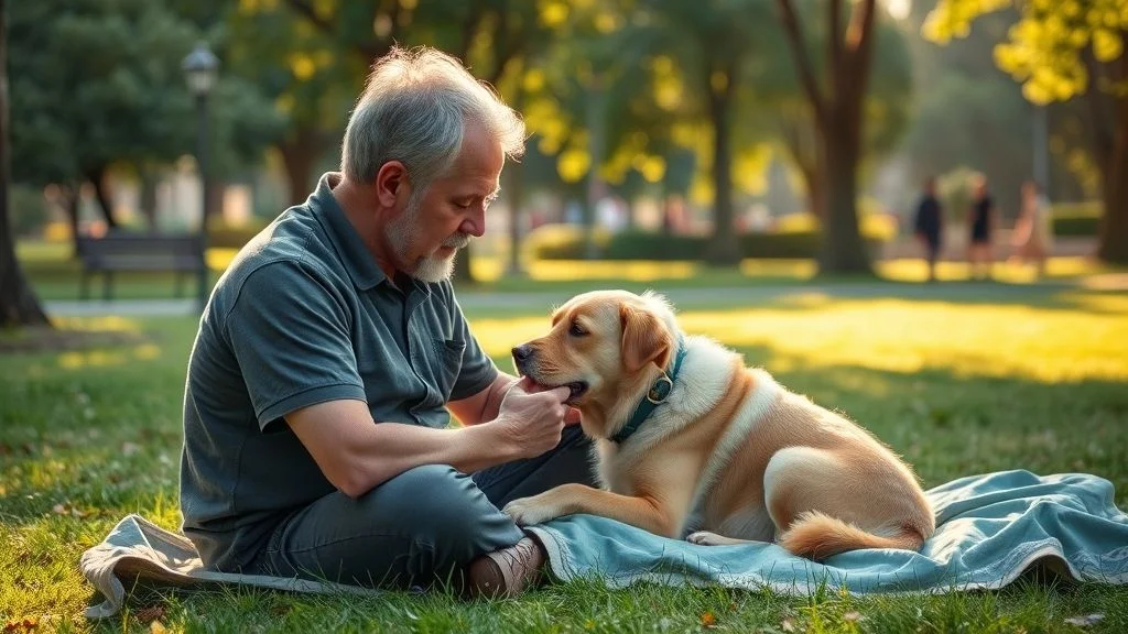 Cuidados diários essenciais com cachorro idoso
